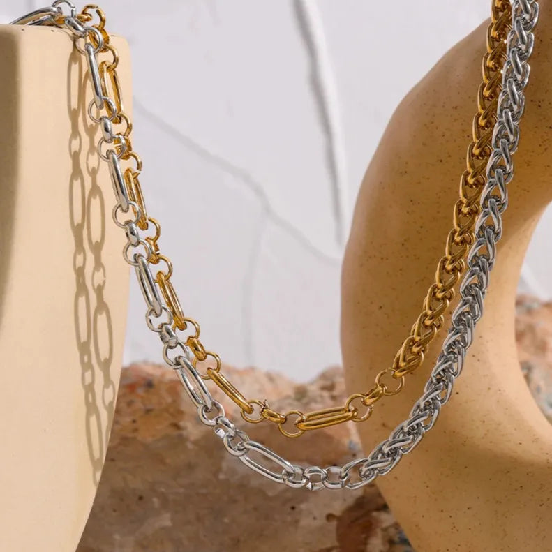 Chunky Gold Necklace – 316L Stainless Steel Statement Piece