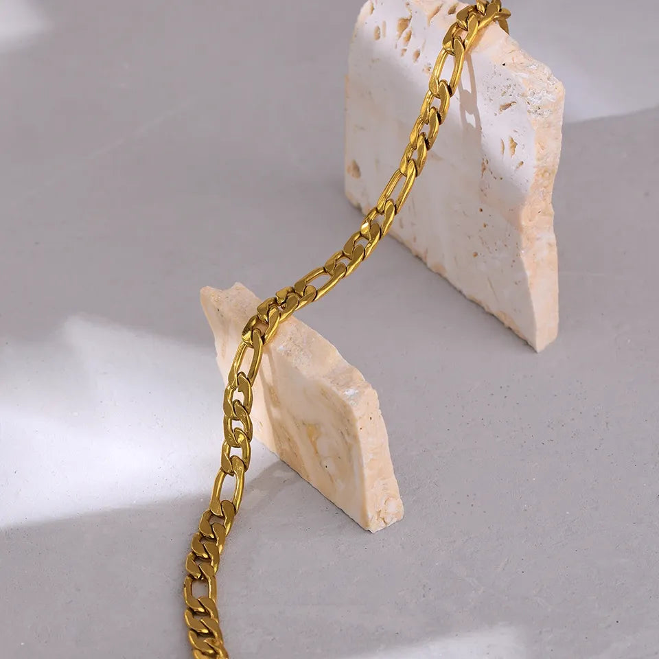 Figaro Pearl Anklet – Natural Freshwater & Stainless Steel