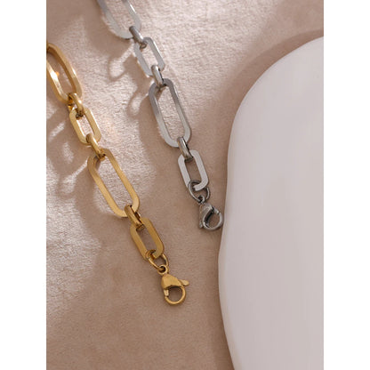 Minimalist Geometric Bangle – Gold Plated Stainless Steel & Waterproof