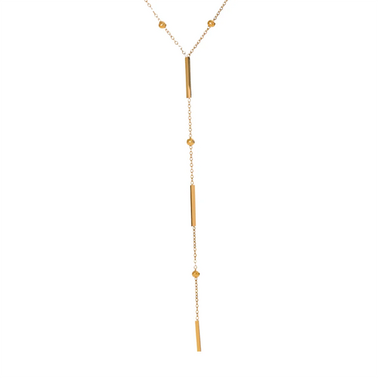 Thin Long Necklace – 316L Gold Stainless Steel Chic Jewelry