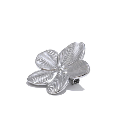 18K Gold Flower Brooch – Flower Broochl Waterproof Pin