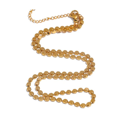 Exquisite 18K Gold Plated Stainless Steel Tarnish Free Necklace