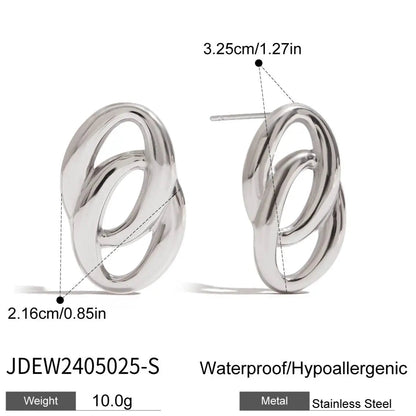 Minimalist Round Tarnish Free Stud Earrings – Gold Plated