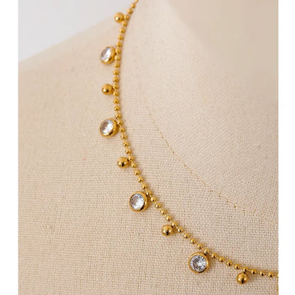 Cubic Zirconia Necklace and Bracelet Set – Luxury Sparkling Jewelry Set