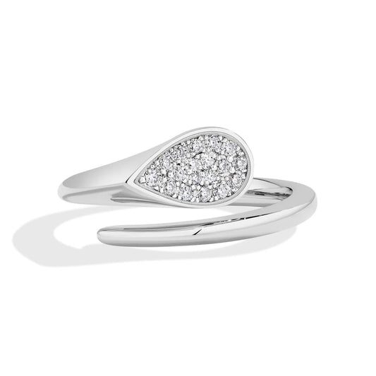 Luxe Jewels Adjustable Size - Retro Design Moissanite Ring - DVVS1 S925 Sterling Silver Jewelry