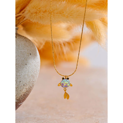 Lucky Goldfish Necklace – 18K Gold Plated Waterproof Pendant