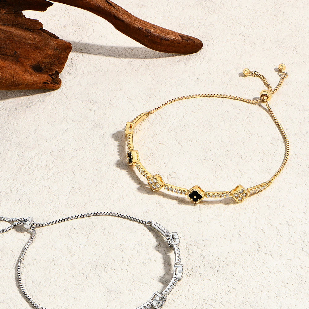 Luxury Design Moissanite Charm Bracelet For Women 925 Sterling Silver Tennis Luxury Chain Jewelry