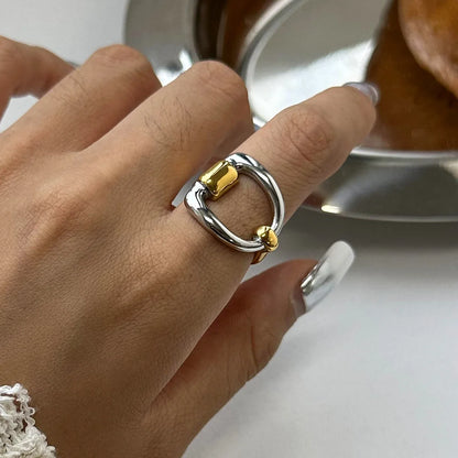 Stainless Steel  Ring 18K PVD Plated Individualistic Jewelry
