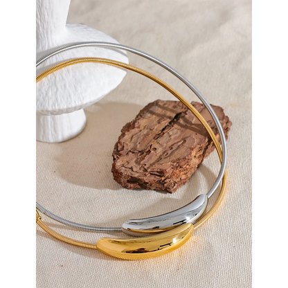 Gold Necklace – Waterproof Stainless Steel Statement Jewelry