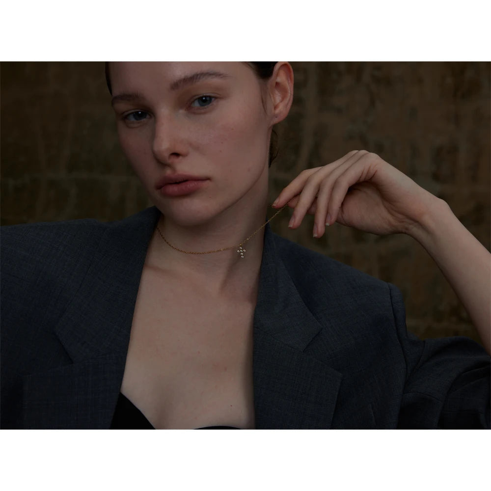 Gold & Platinum Plated Cross Necklace – Chic Religious Jewelry