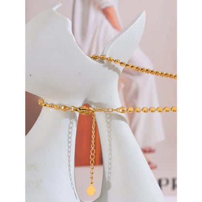 Exquisite 18K Gold Plated Stainless Steel Tarnish Free Necklace