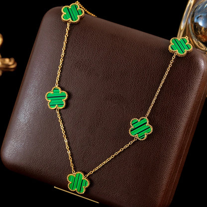 Clover Leaf Jewelry Set – Waterproof Stainless Steel 3-Piece Set