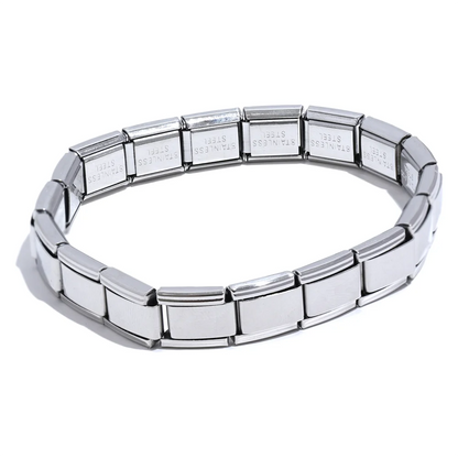 Square Elastic Bracelet – 316 Stainless Steel - 18K Gold Plated