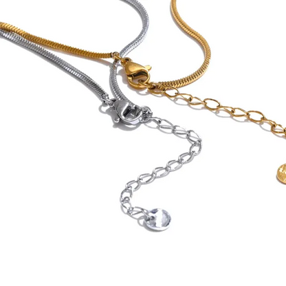 Adjustable Stainless Steel Smooth Sweater Necklace – 80+5cm long