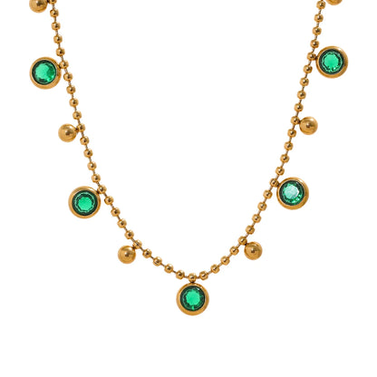 Cubic Zirconia Necklace and Bracelet Set – Luxury Sparkling Jewelry Set