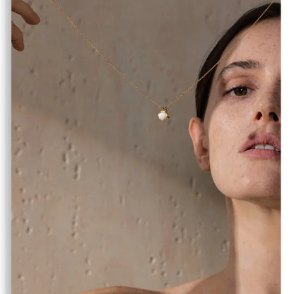 Natural Shell Starfish Pendant Necklace – Gold Plated