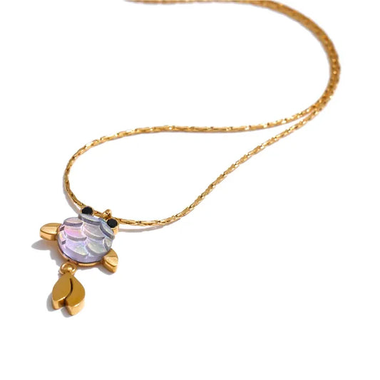 Lucky Goldfish Necklace – 18K Gold Plated Waterproof Pendant