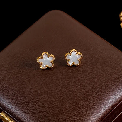 Clover Leaf Jewelry Set – Waterproof Stainless Steel 3-Piece Set