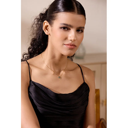 Starfish CZ Pendant Necklace – Gold Plated