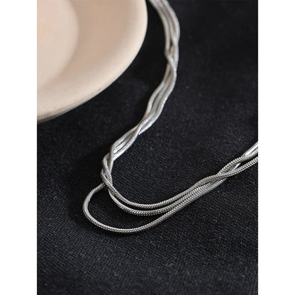 Elegant Adjustable Gold Layered Long Necklace – Minimalist Unisex Jewelry