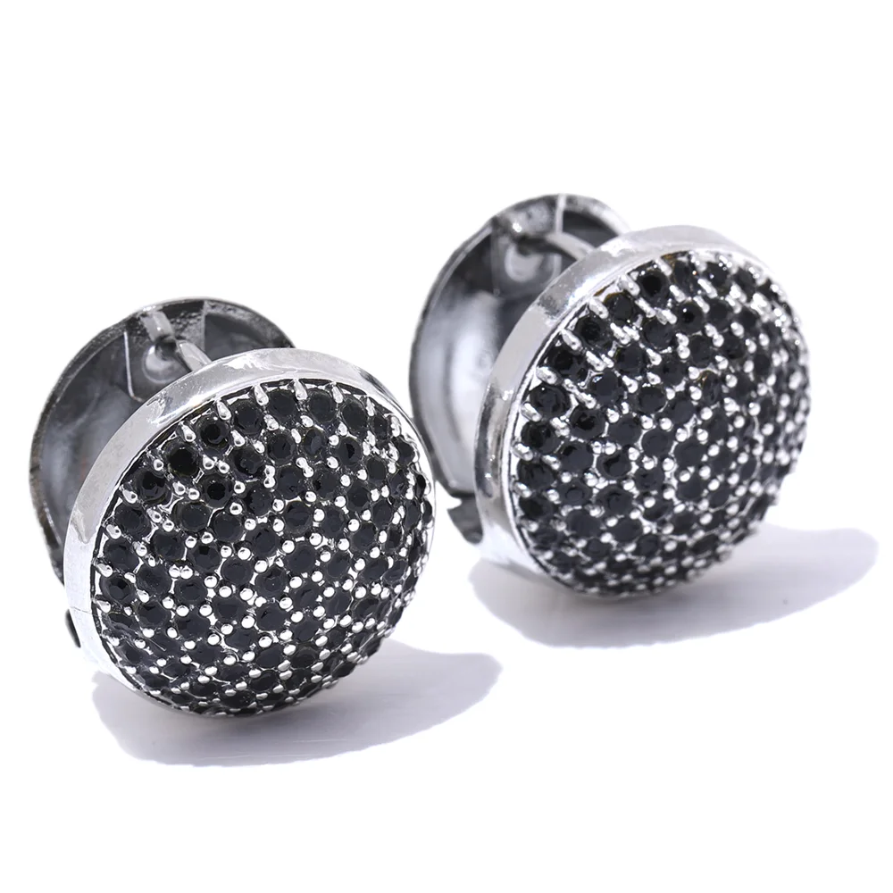 Multi-Color CZ Hollow Hoop Earrings – Gold Plated