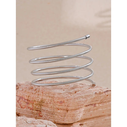 Layered Statement Bracelet – Gold Plated Stainless Steel Waterproof