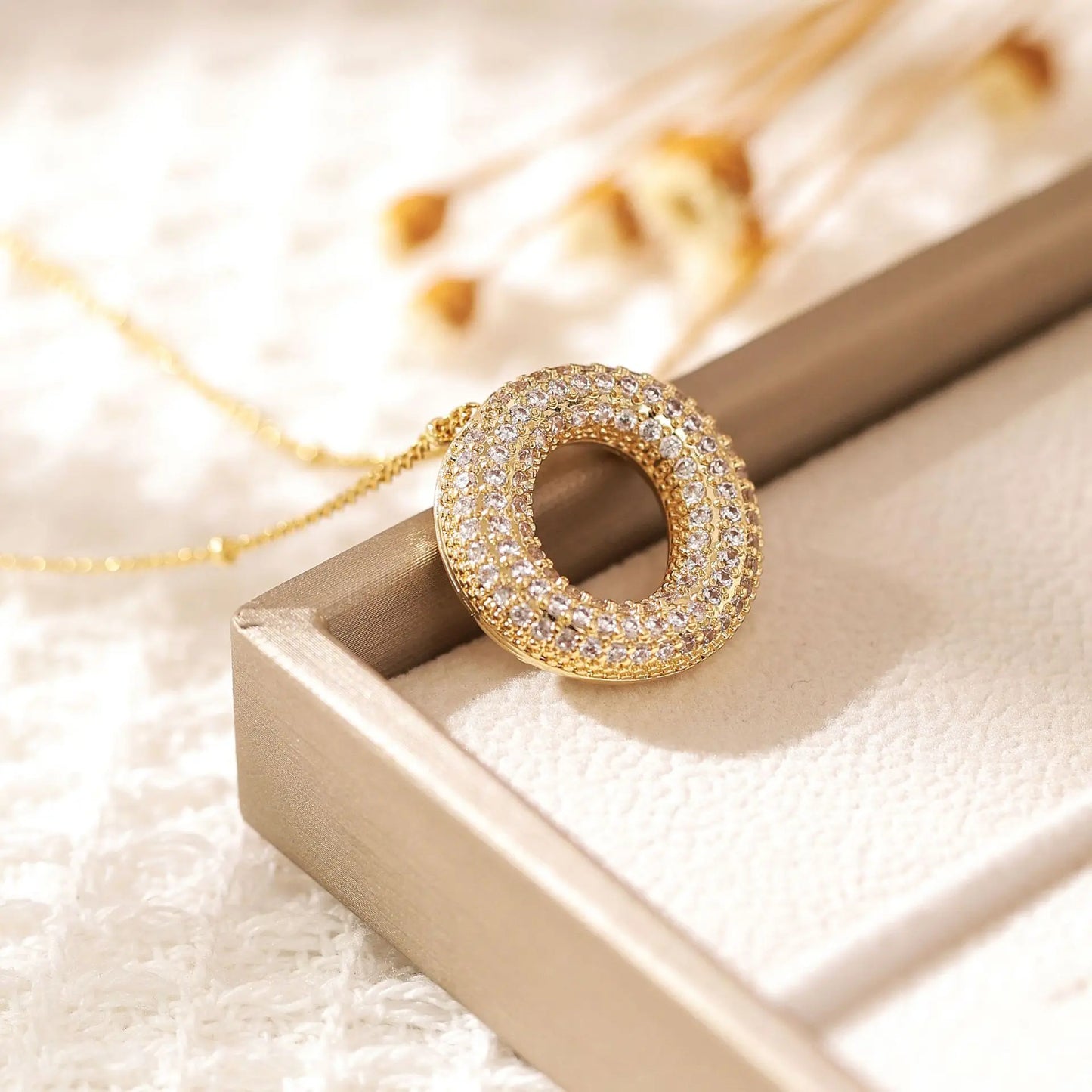 A - Z Letter Pendant Copper Necklace – Unisex