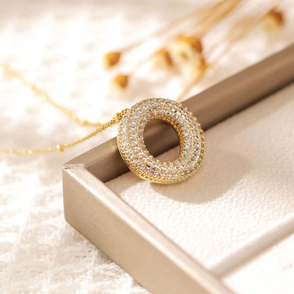 A - Z Letter Pendant Copper Necklace – Unisex