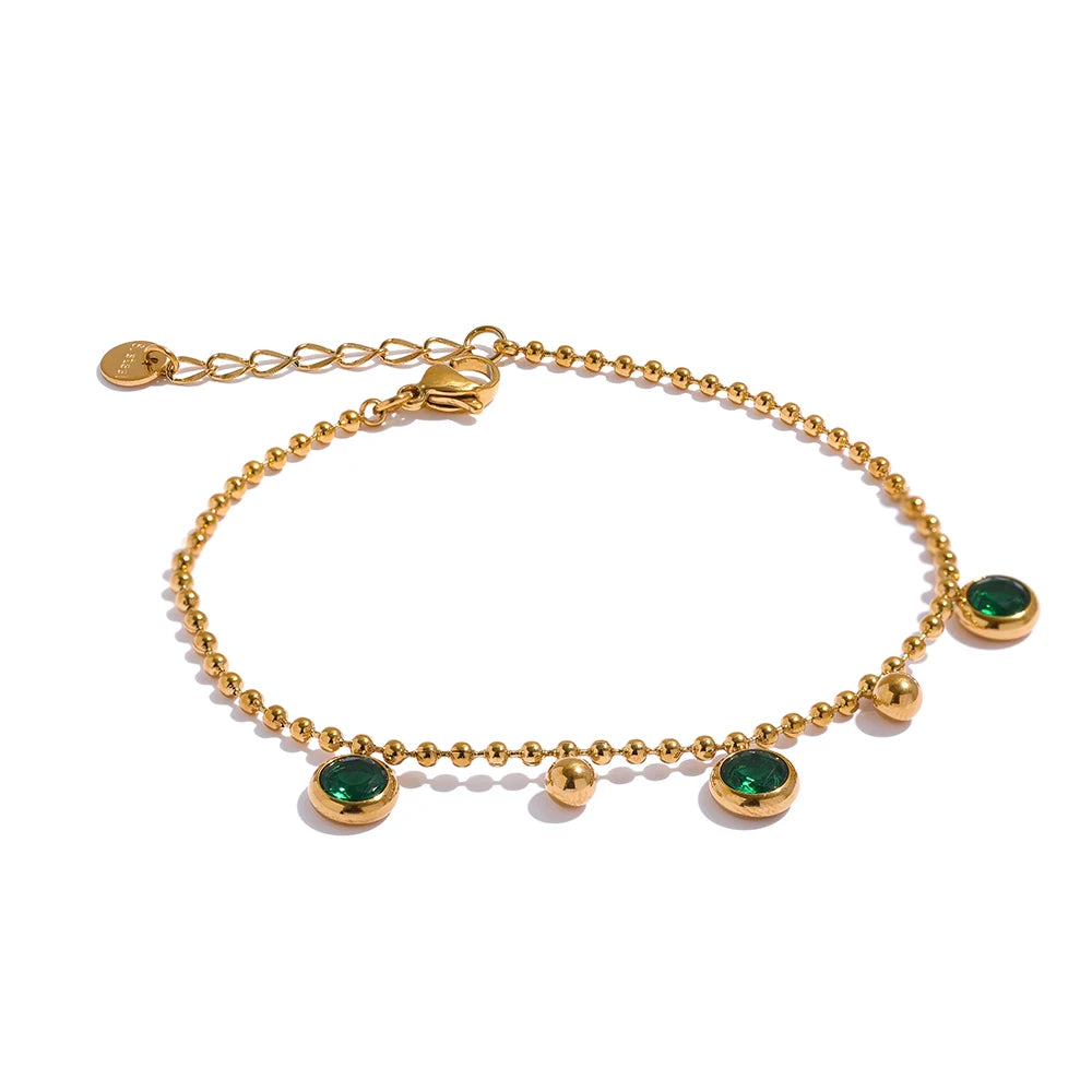 Cubic Zirconia Necklace and Bracelet Set – Luxury Sparkling Jewelry Set