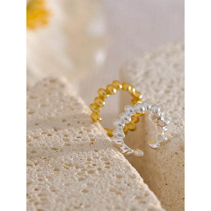 18K Real Gold Plated 925 Sterling Silver Ear Cuff Jewellery