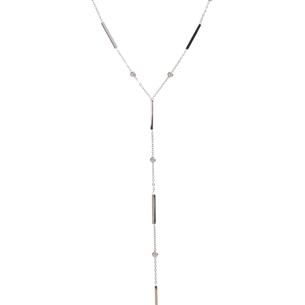 Thin Long Necklace – 316L Gold Stainless Steel Chic Jewelry