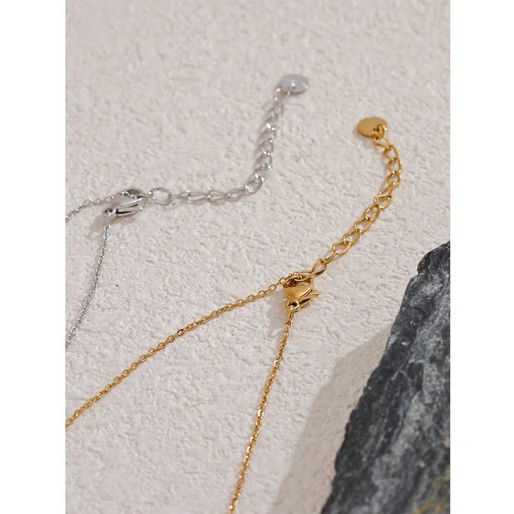 Thin Long Necklace – 316L Gold Stainless Steel Chic Jewelry