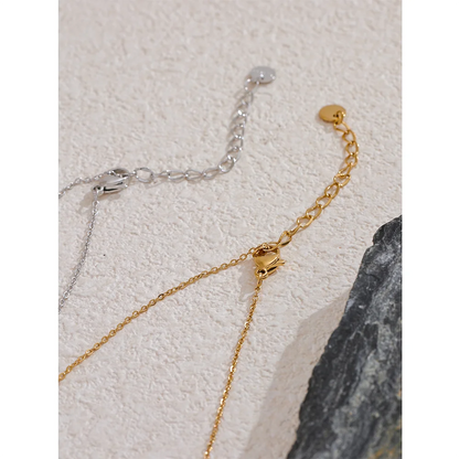 Thin Long Necklace – 316L Gold Stainless Steel Chic Jewelry