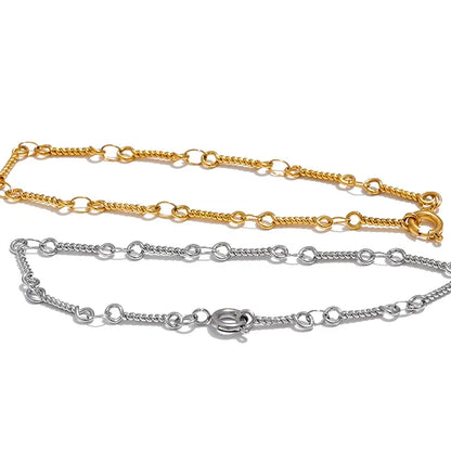 Twisted Bracelet – 18K Gold Plated Stainless Steel