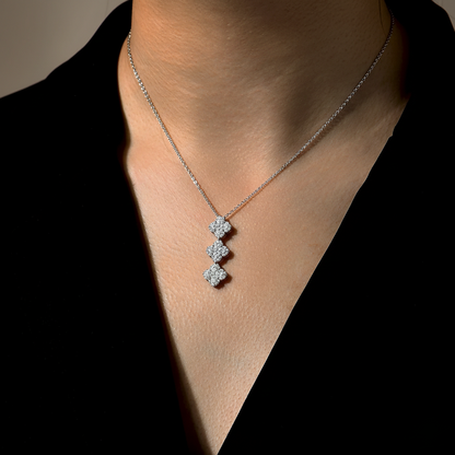 Luxe Jewels 2026 Necklace for Valentine's Day - Full D Color Moissanite 925 Sterling Silver Pendant Jewelry
