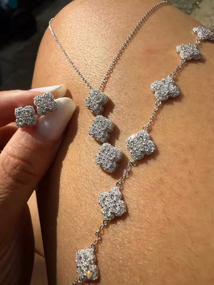 Luxe Jewels 2026 Necklace for Valentine's Day - Full D Color Moissanite 925 Sterling Silver Pendant Jewelry